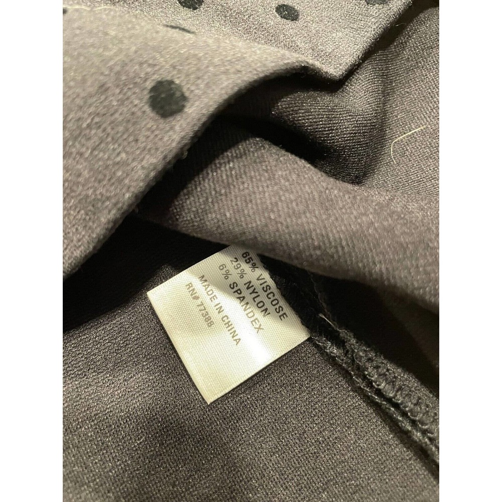 Madewell Size XS Womens Black Velvet Swiss Polka Dot Dress Scoop Neck Sleeveless - Picture 5 of 9